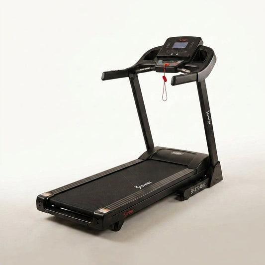 Smart Treadmill Built for Home Fitness, Alloy Steel Frame, Digital Console, Compact Design — Studio Shot