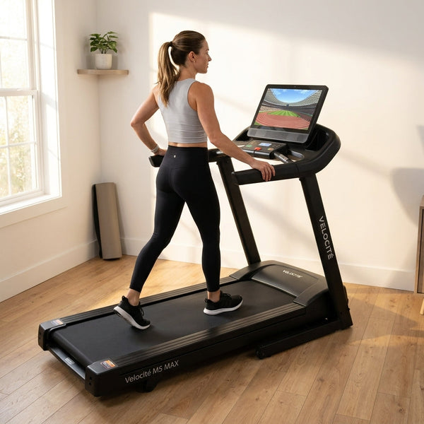 Smart Treadmill Engineered for Home Workouts, Virtual Track Simulation, Advanced Incline Control, Steel Frame