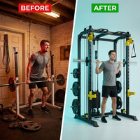 VulcanPrime SMX 900 Counterbalanced Smith Machine — Before & After