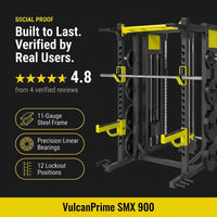 VulcanPrime SMX 900 Counterbalanced Smith Machine — Results & Stats