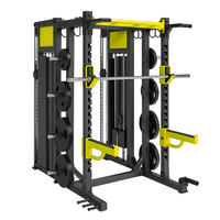 Smith Machine Built for Total Body Training, Counterbalanced Bar, Dual Cable Columns, 11-Gauge Steel Frame